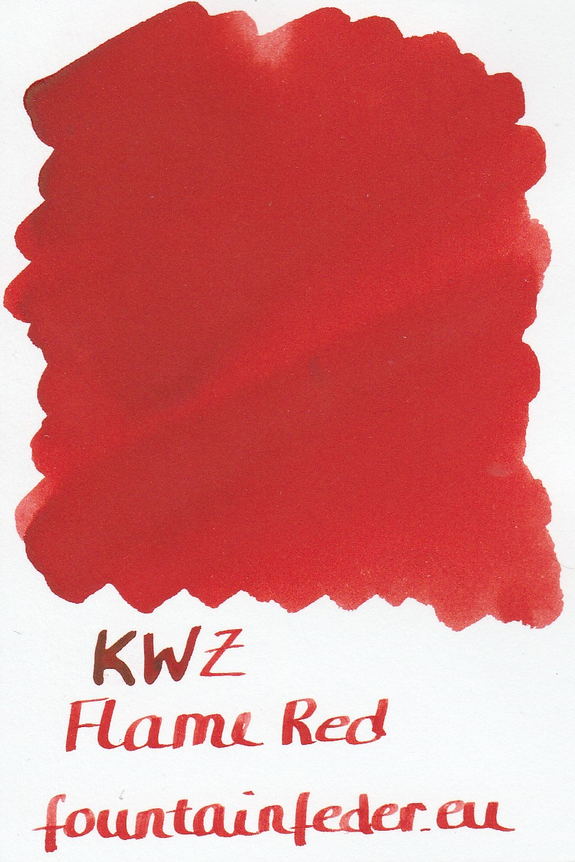 KWZ Flame Red Ink Sample 2ml