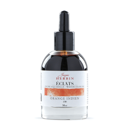 Jacques Herbin Aquarelltine Éclats - Orange Indien 50ml