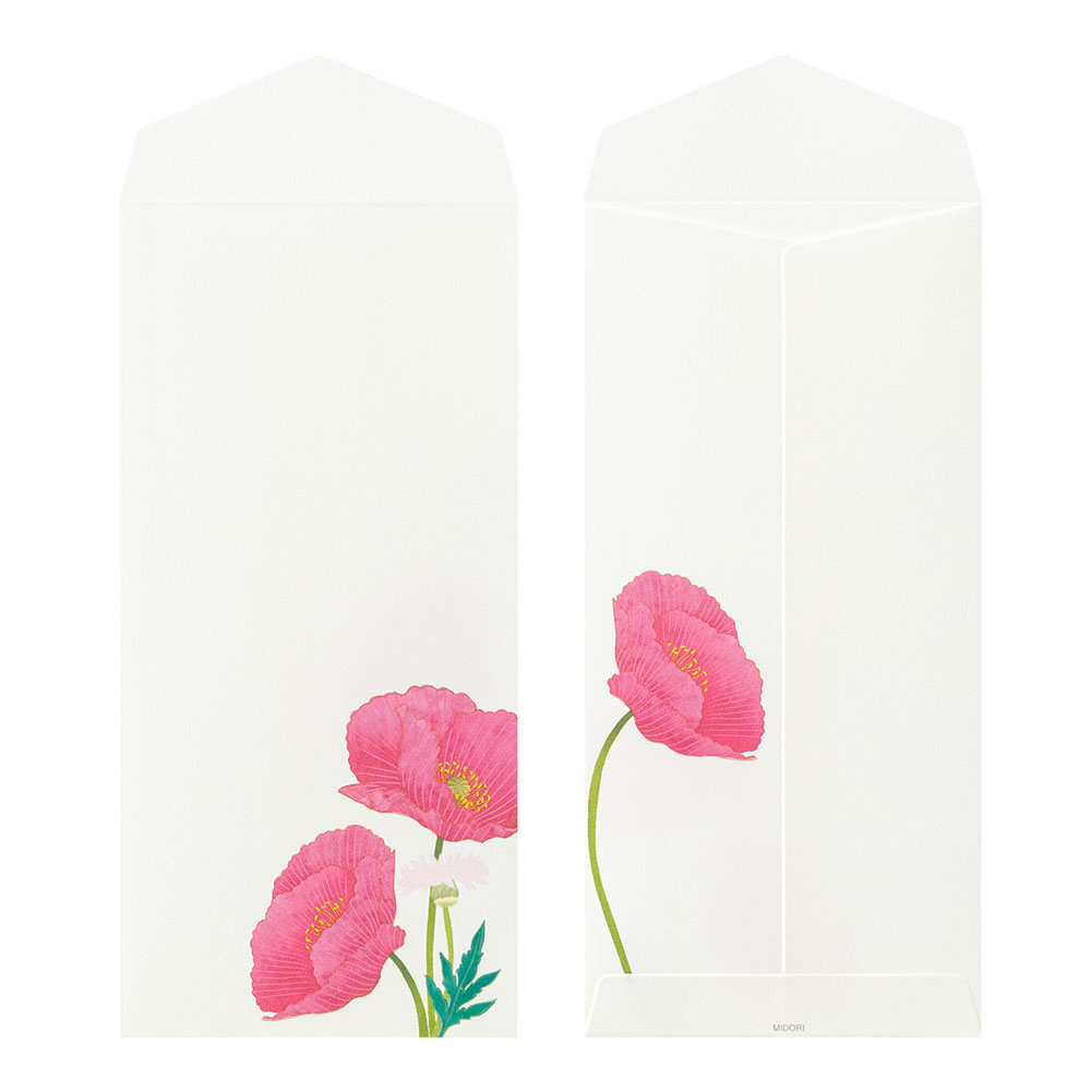 Midori Seasonal Stationery - Poppy