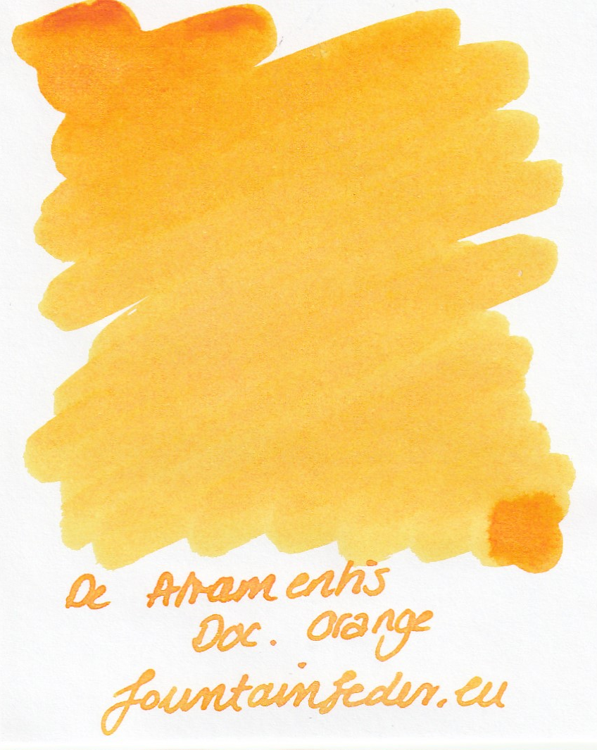DeAtramentis Document Orange- Ink Sample 2ml