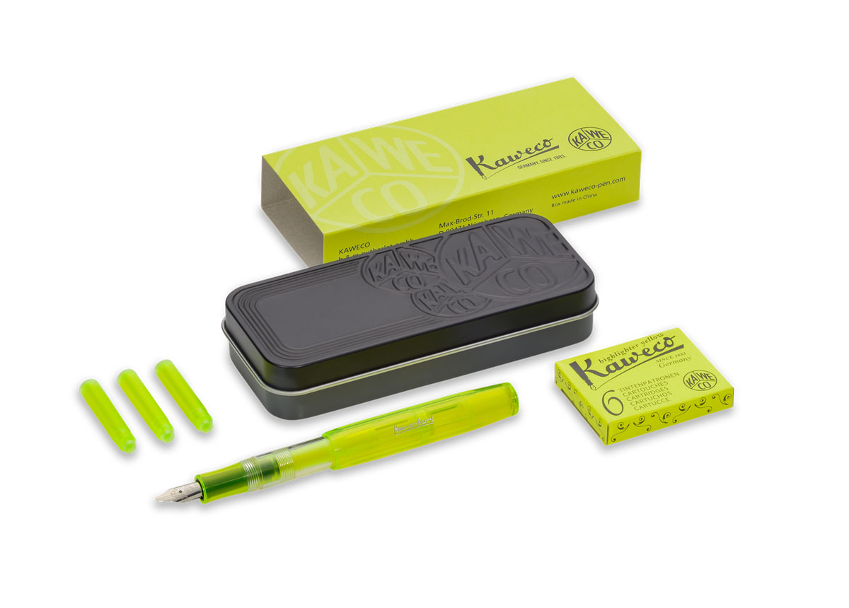 Kaweco Highlighter Set Neongelb