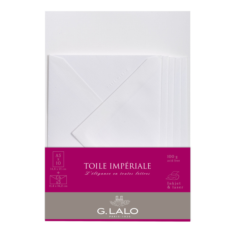 G. Lalo Stationery Set - Toile Imperial A5