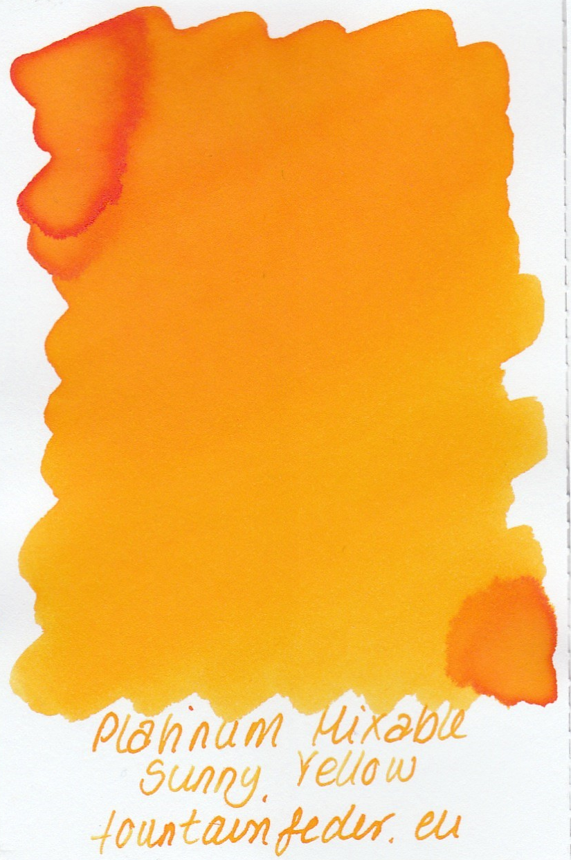 Platinum Mixable - Sunny Yellow Ink Sample 2ml