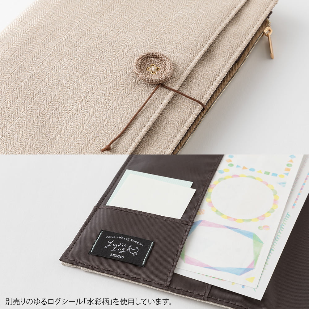 Yuru Log Notebook Cover B6 Cloth