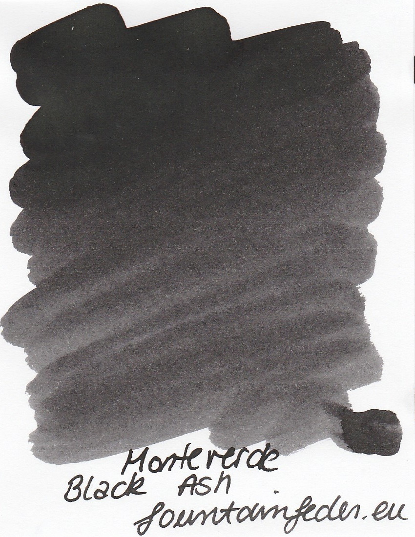 Monteverde  Black Ash Ink Sample 2ml