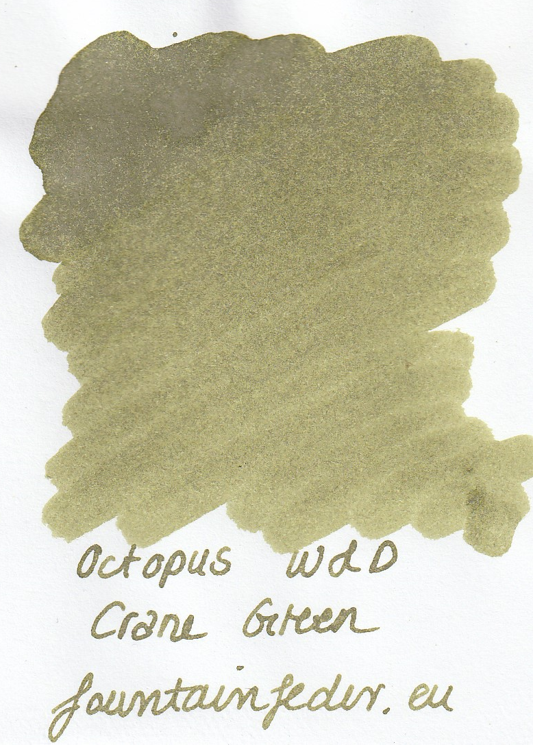 Octopus Fluids Write & Draw - Crane Green Ink Sample 2ml