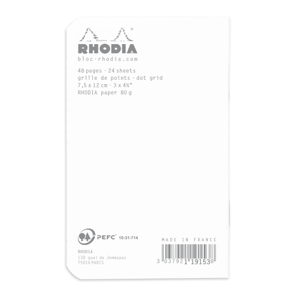 Rhodia Pocket Notizheft 7.5x12cm