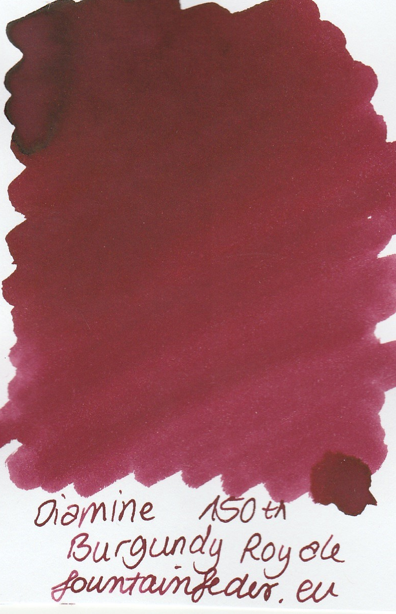 Diamine Burgundy Royal Ink Sample 2ml