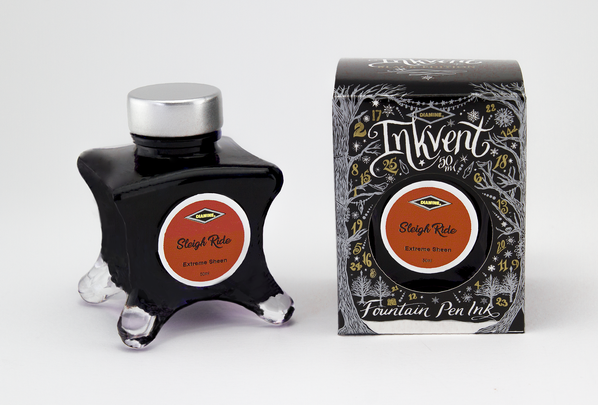 Diamine Inkvent Black Edition - Sleigh Ride 50ml