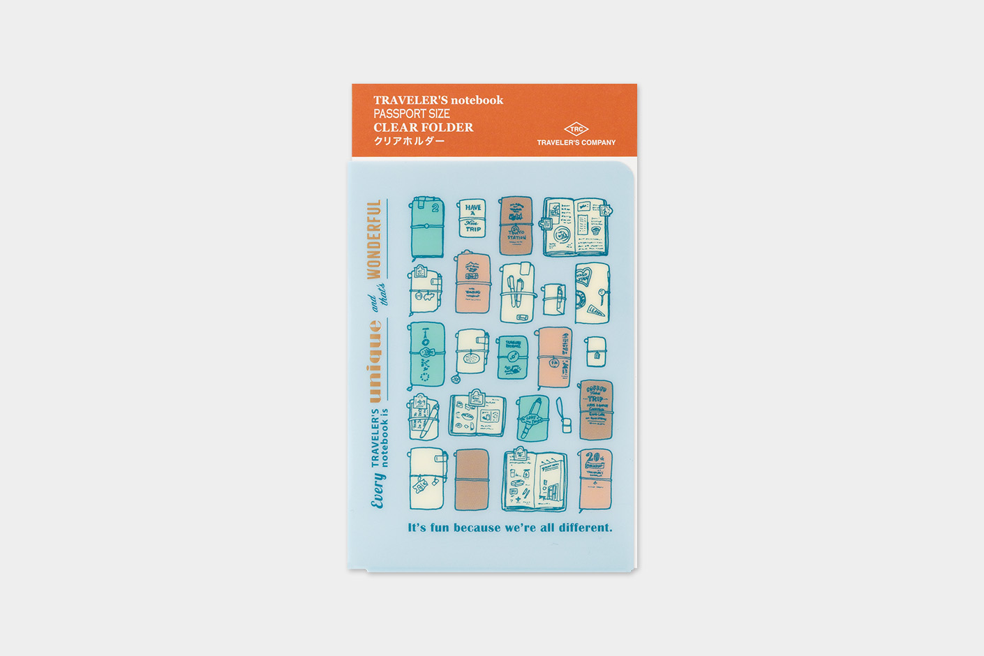 Traveler`s Company 2027 Clear Folder Passport Size