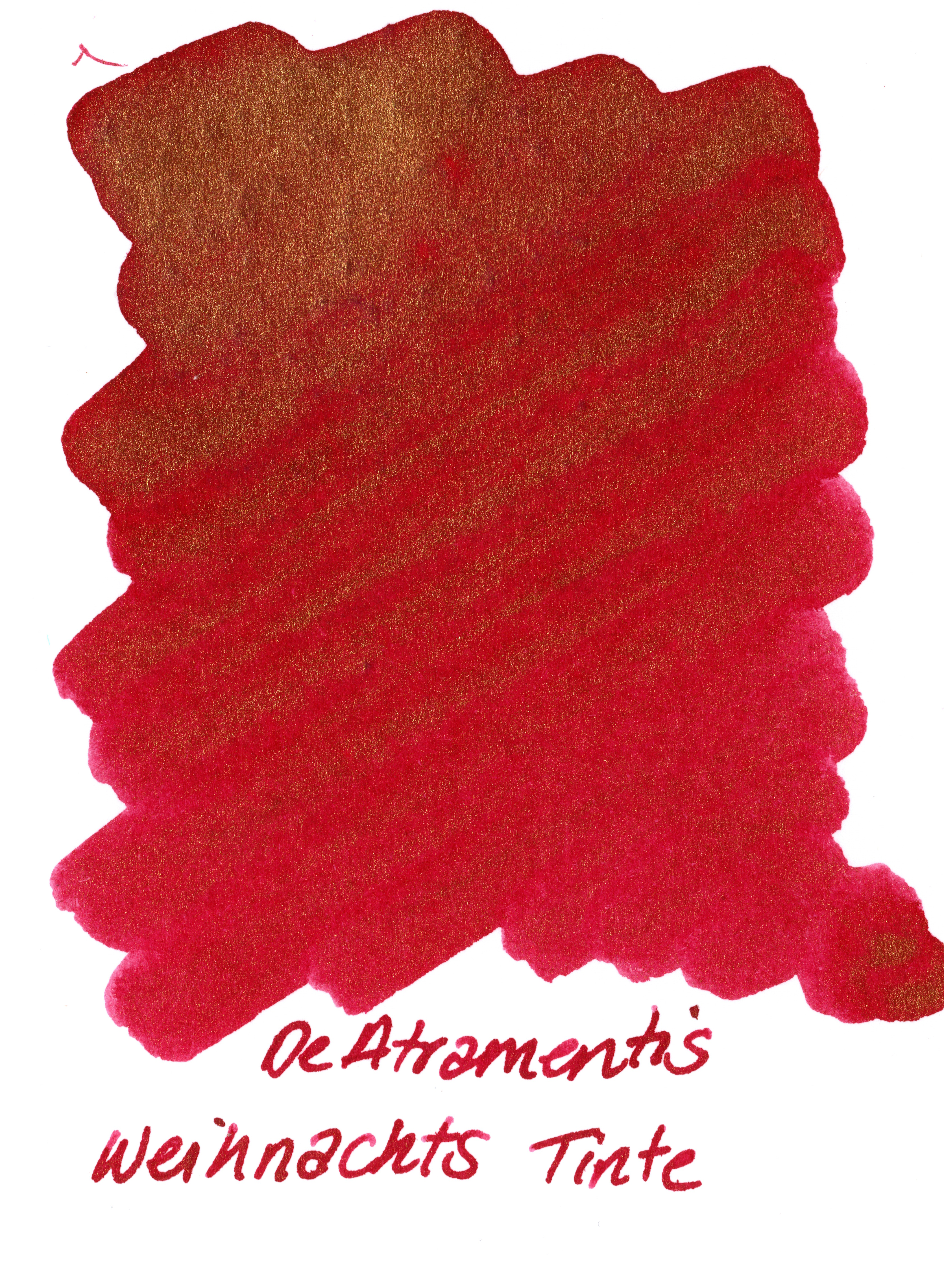 DeAtramentis Weihnachtstinte Kermesinrot Perlglanz 45ml
