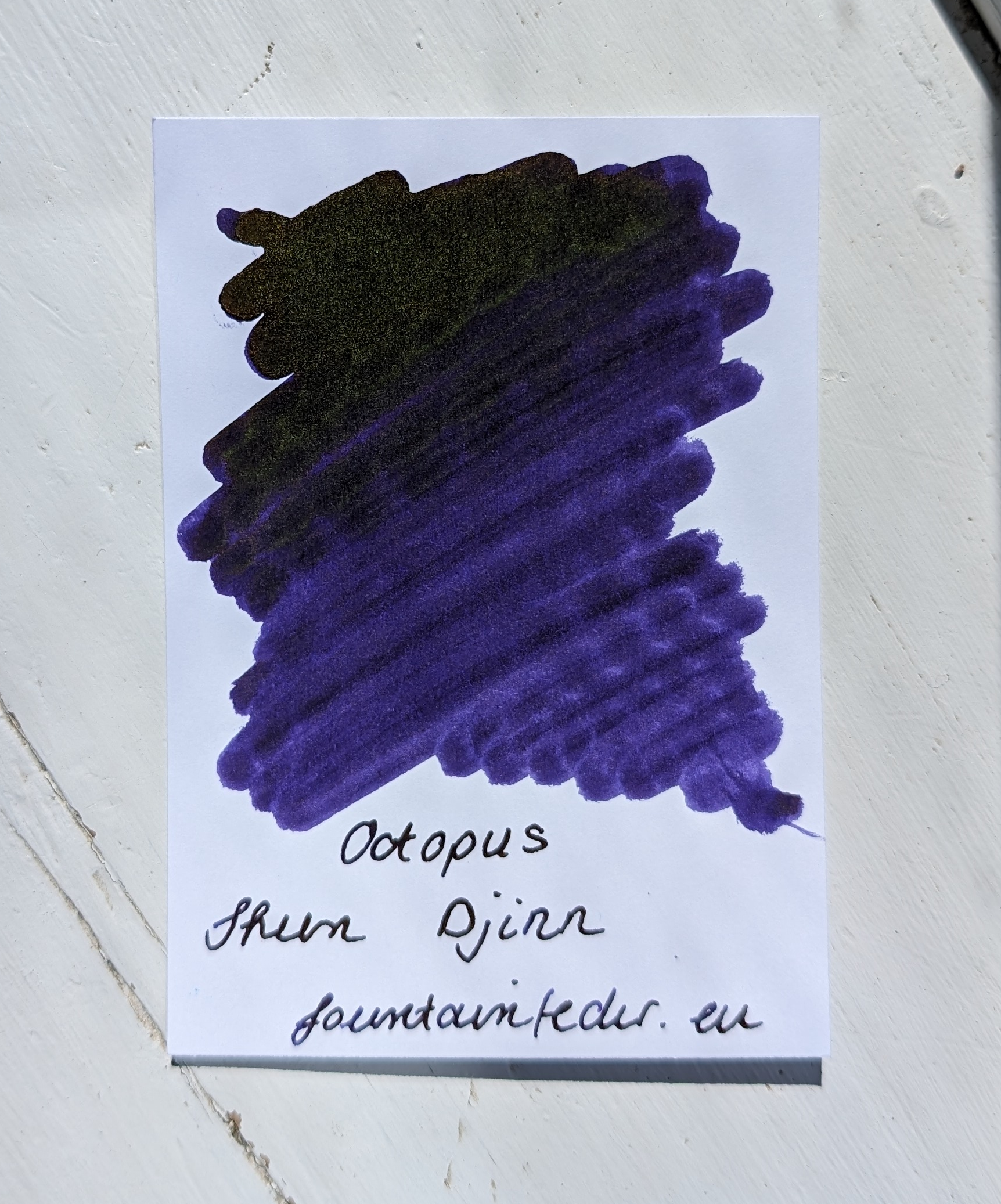 Octopus Sheen Djinn Ink Sample 2ml