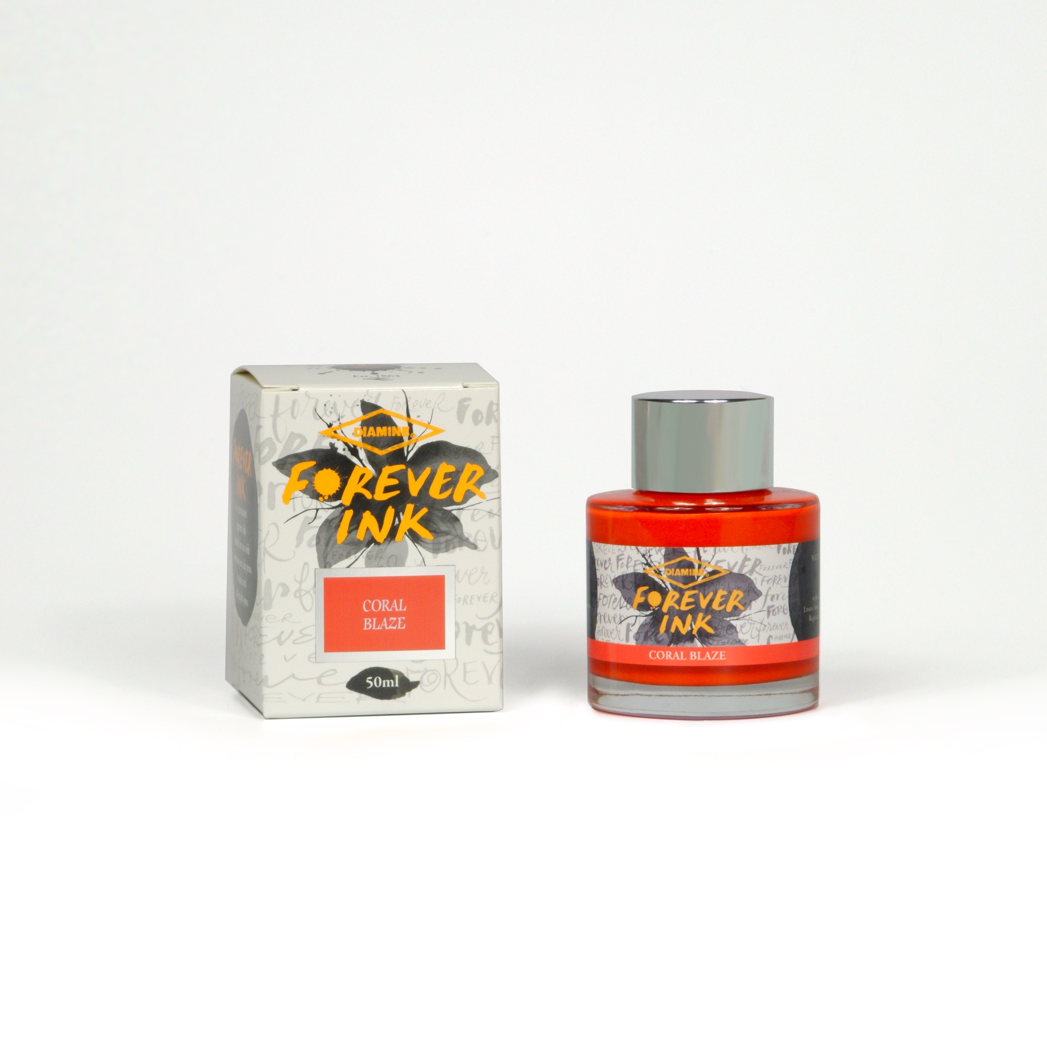 Diamine Forever Ink - Coral Blaze 50ml
