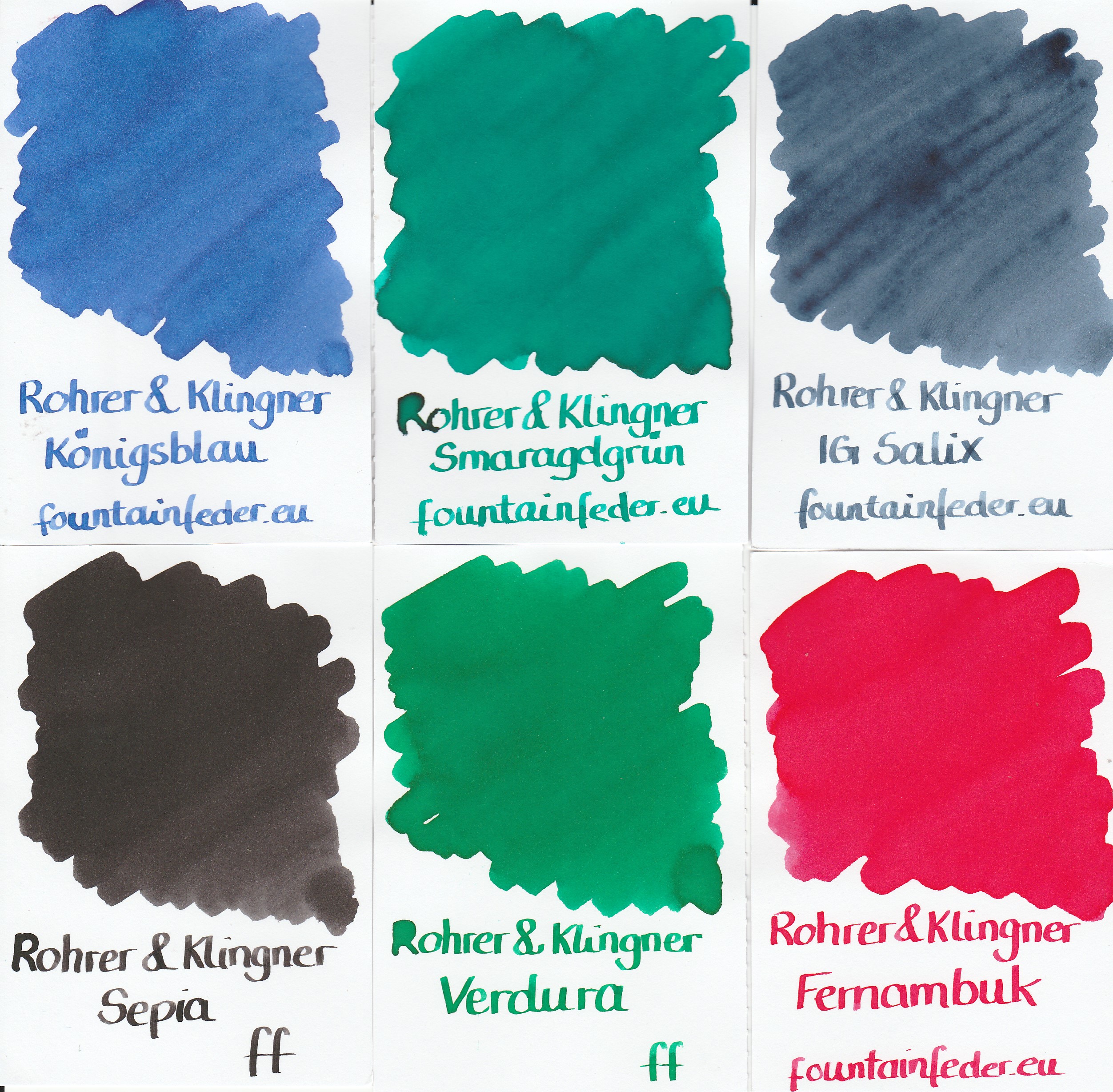 Rohrer & Klingner Königsblau Ink Sample 2ml