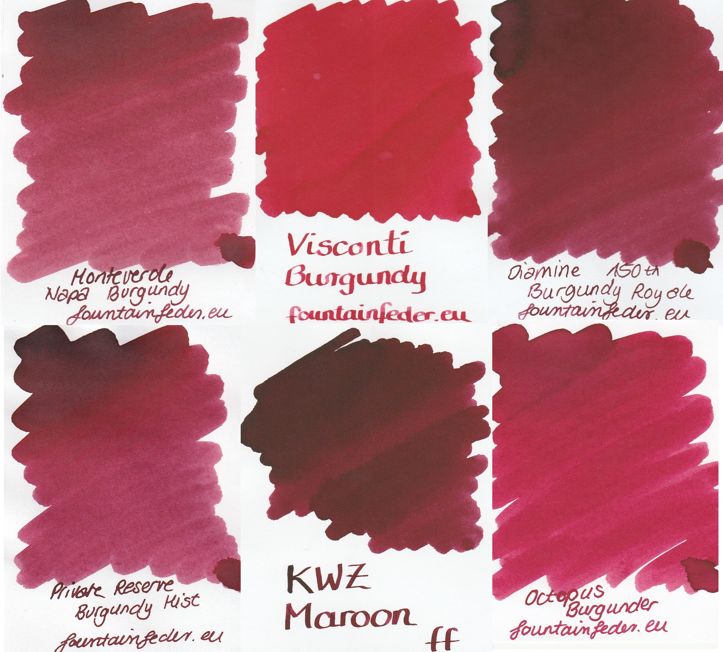 Dracula Dines - Ink Sample Set