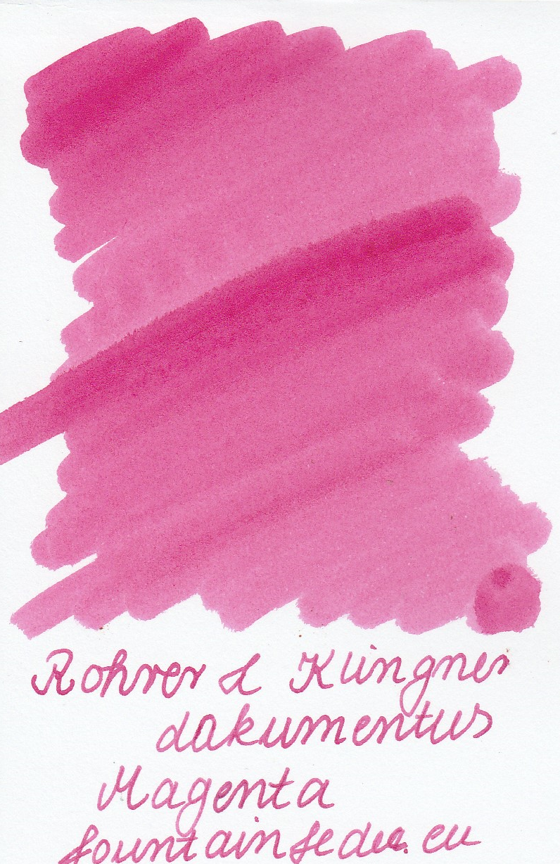 Rohrer & Klingner Dokumentus Magenta Ink Sample 2ml