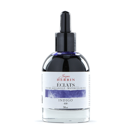 Jacques Herbin Aquarelltine Éclats - Indigo 50ml