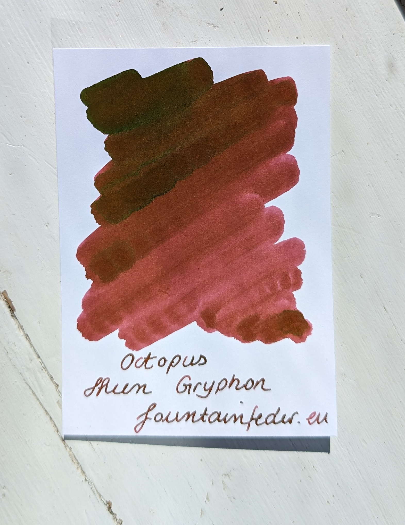 Octopus Sheen Gryphon Ink Sample 2ml