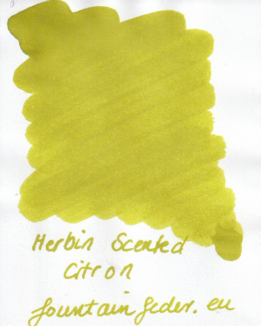 Herbin Scented Citron Ink Sample 2ml