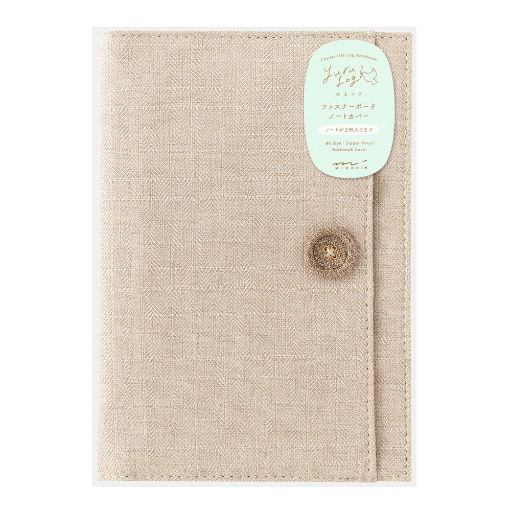 Yuru Log Notebook Cover B6 Cloth