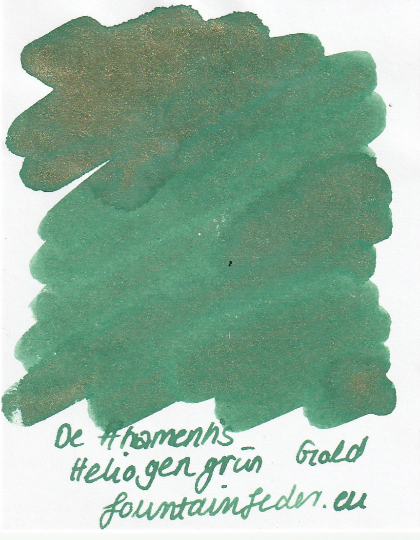 DeAtramentis Heliogengrün - Gold Sample 2ml