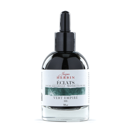 Jacques Herbin Aquarelltine Éclats - Vert Empire 50ml
