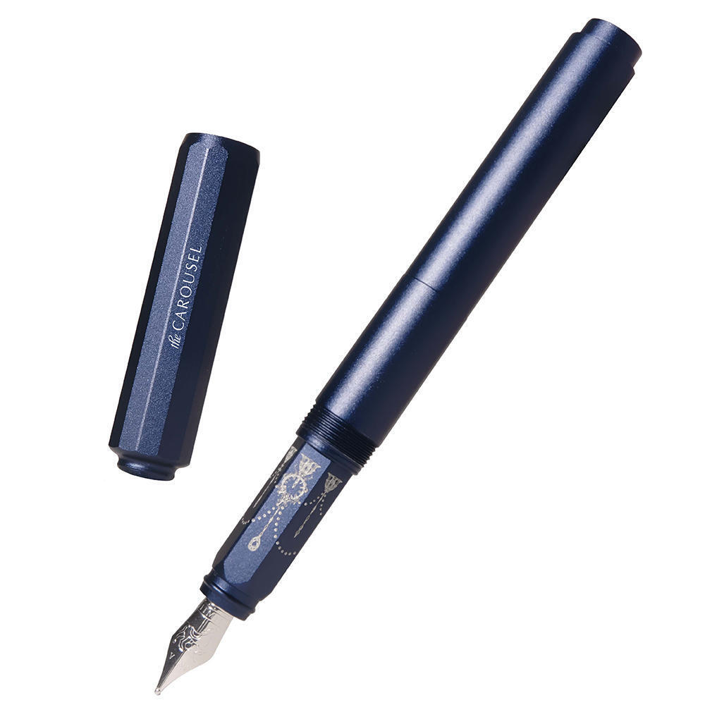 Ferris Wheel Press - Limited Edition | Aluminum Carousel Fountain Pen - Glistening Glass