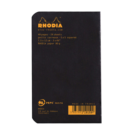 Rhodia Pocket Notizheft 7.5x12cm