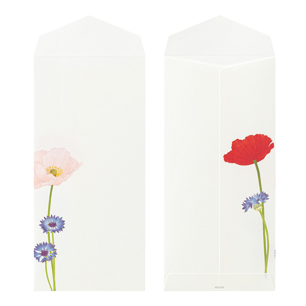 Midori Seasonal Stationery - Poppy
