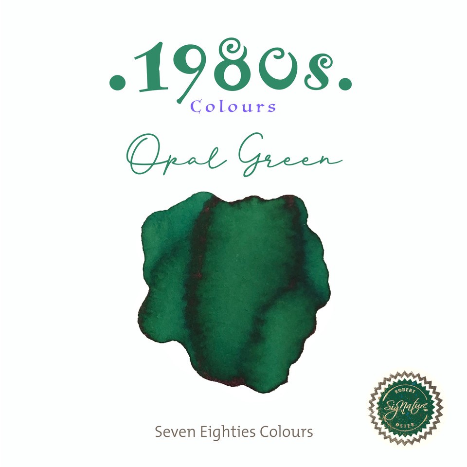 Robert Oster 1980s - Opal Green Ink Sample 2ml