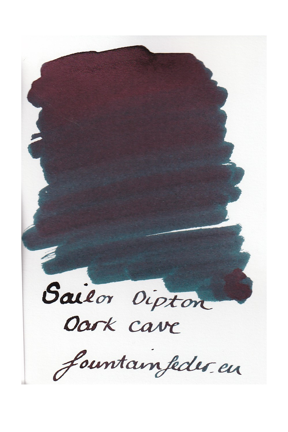 Sailor Dipton Ink - Dark Cave Ink Sample 2ml