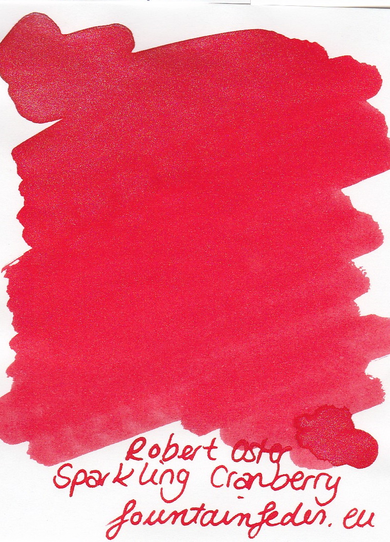 Robert Oster Shake`n`Shimmy - Sparkling Cranberry Ink Sample 2ml