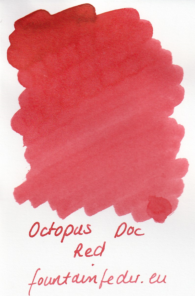 Octopus Document Red  Ink Sample 2ml