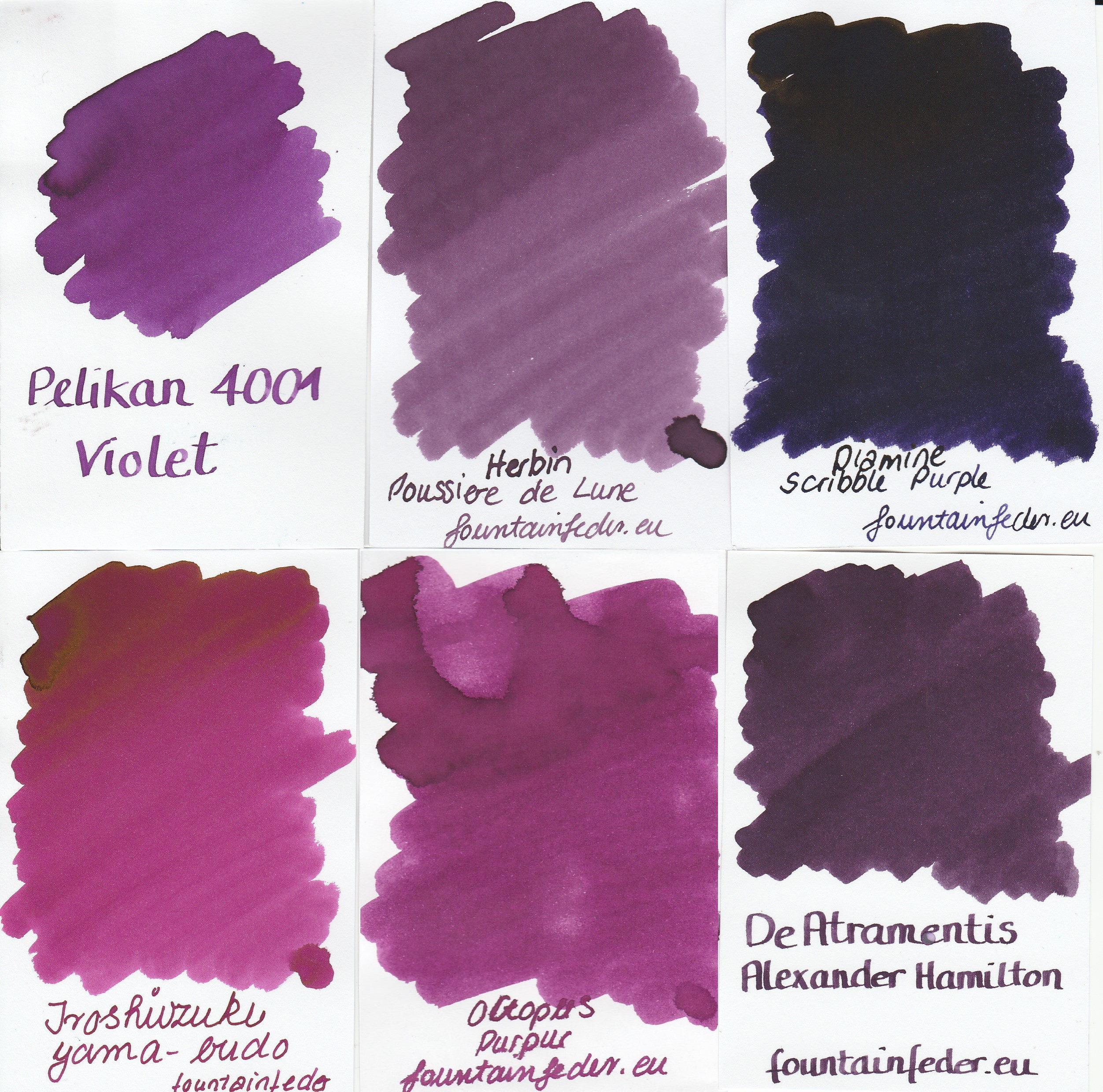 Purple Dreaming - Ink Sample Set