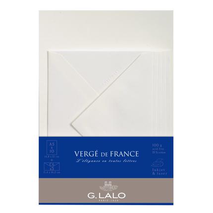 G.Lalo Stationery Set - Vergè de France weiß