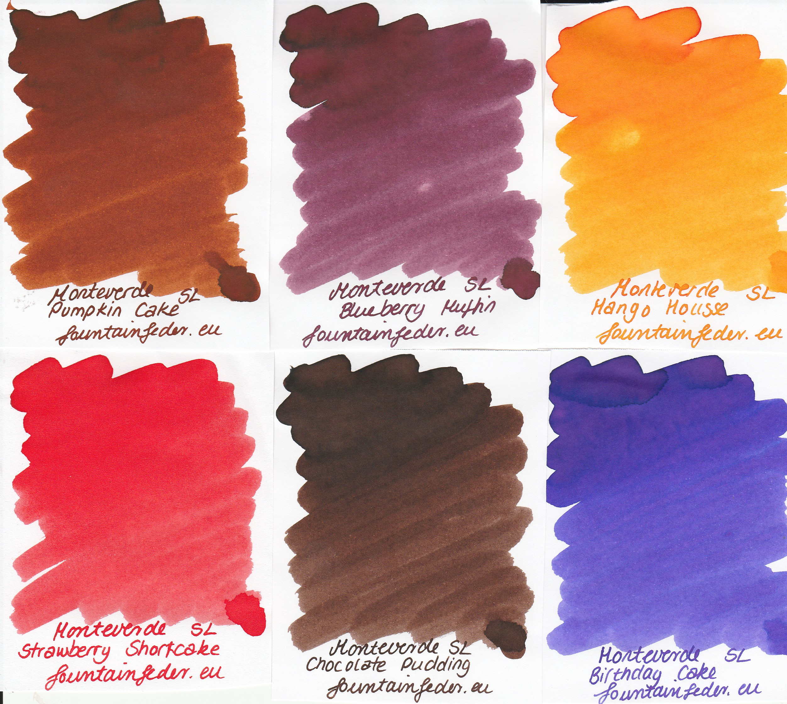 Monteverde Sweet LIfe - Blue Velvet Cake Ink Sample 2ml
