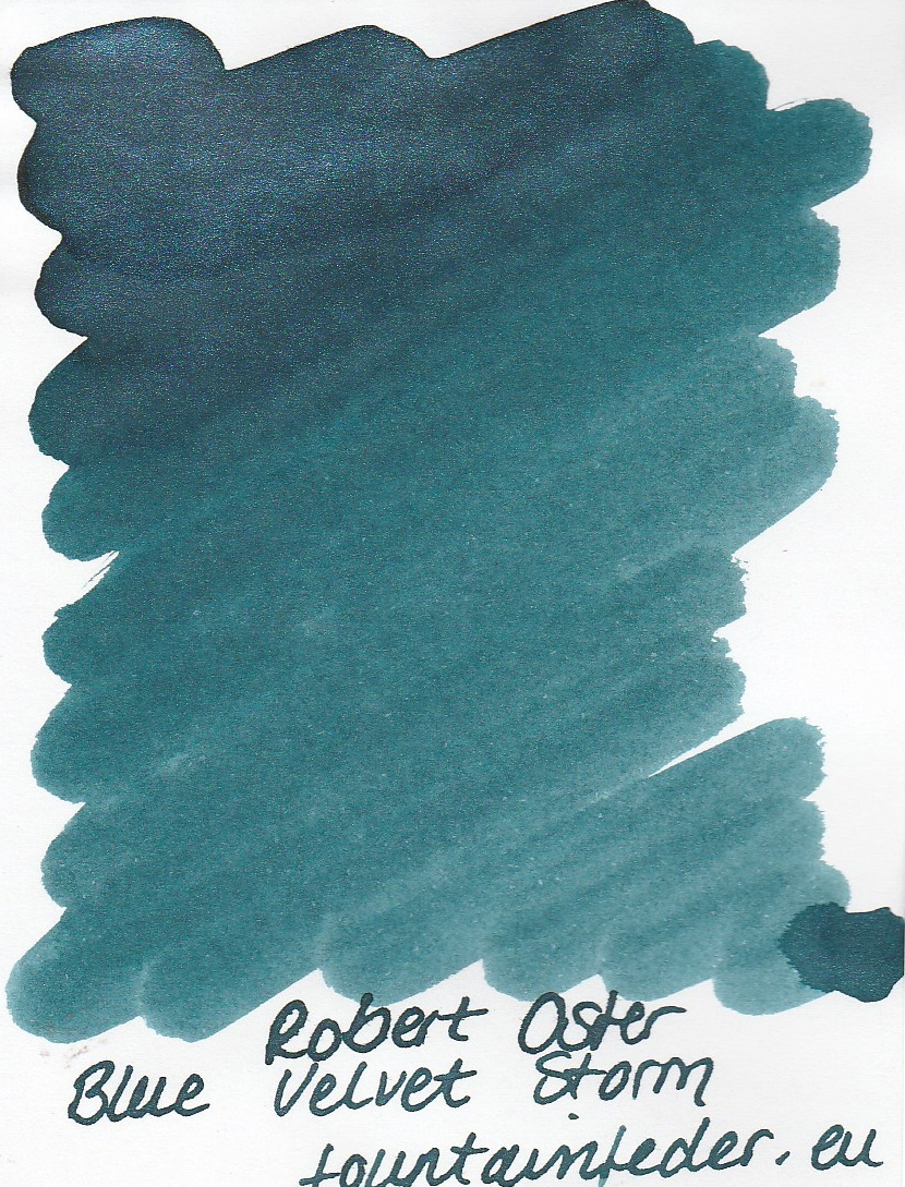 Robert Oster Shake`n`Shimmy - Blue Velvet Storm Ink Sample 2ml