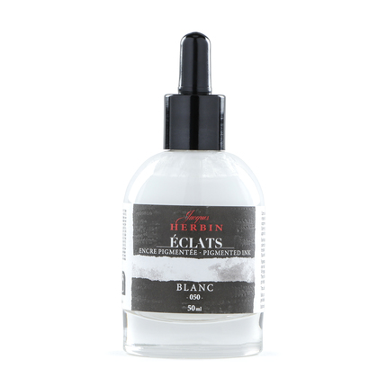Jacques Herbin Aquarelltine Éclats - Weiß 50ml