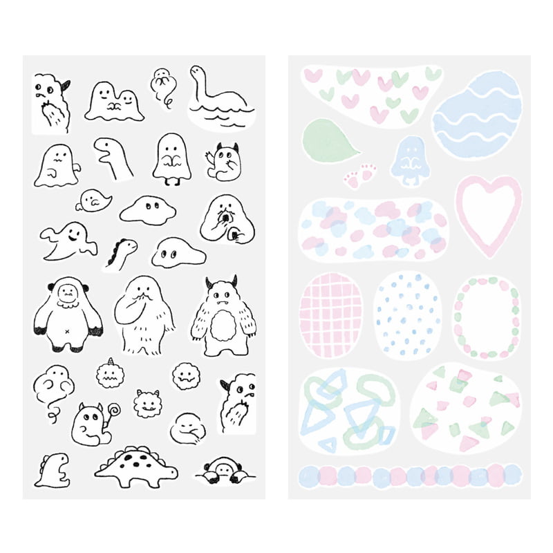 Midori Monster Sticker - 2 Sheets