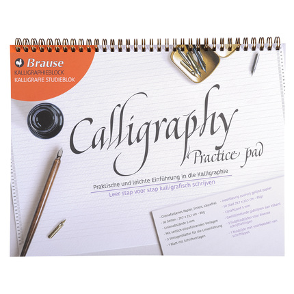 Brause Calligraphy Practice Pad FR/GB
