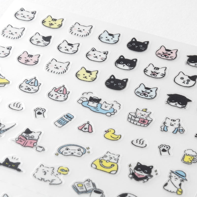 Midori Pictograph Cat Sticker