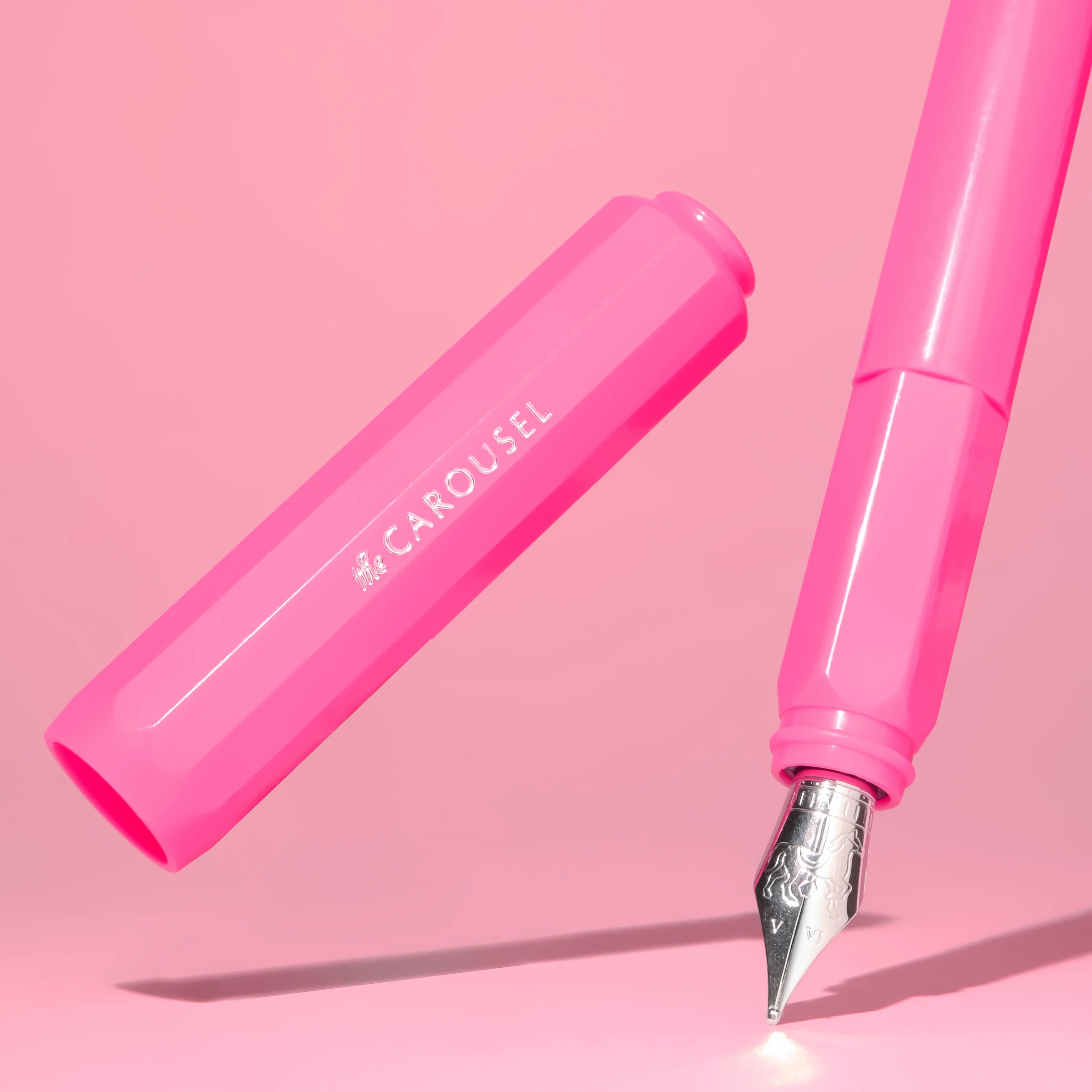 Ferris Wheel Press - Limited Edition - The Carousel Fountain Pen - Malibu Blush