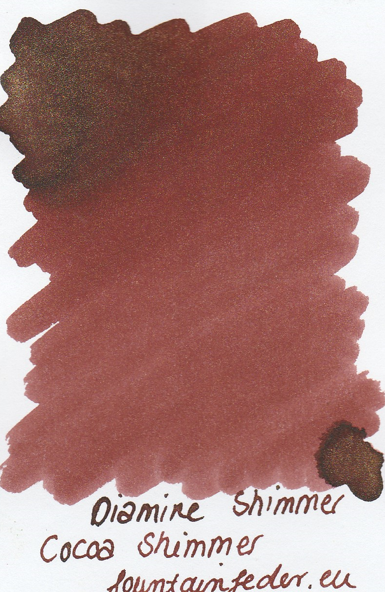 Diamine Shimmer Cocoa Shimmer Ink Sample 2ml