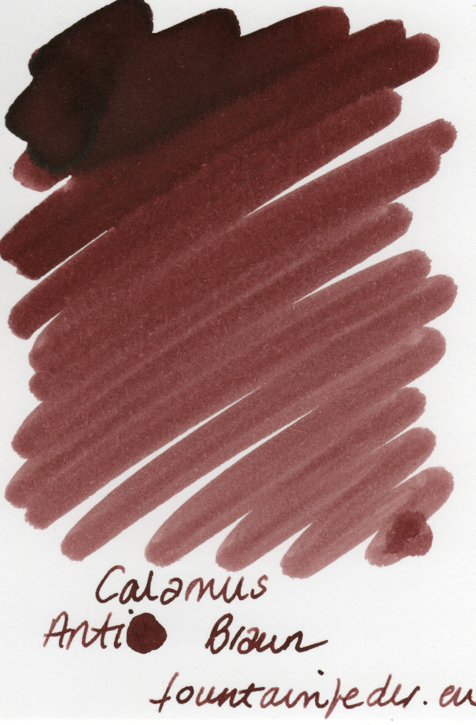 Calamus Antik Braun Ink Sample 2ml