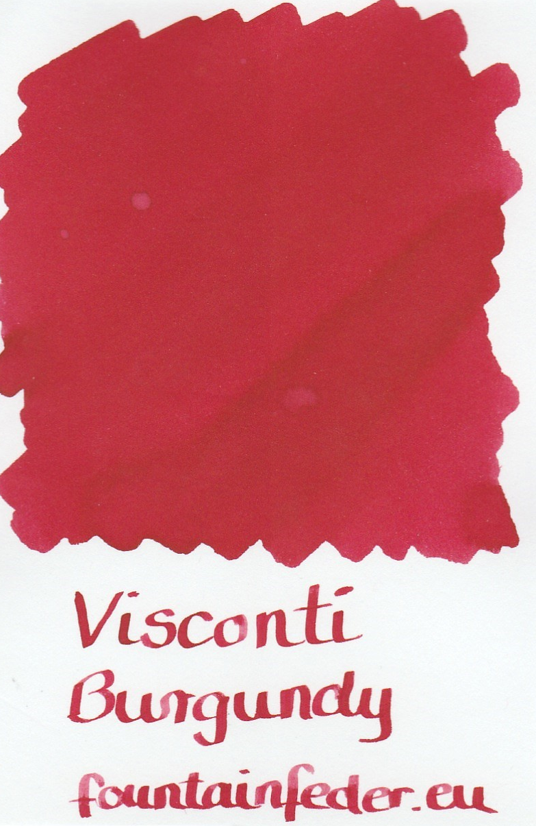Visconti Burgundy Ink Sample 2ml