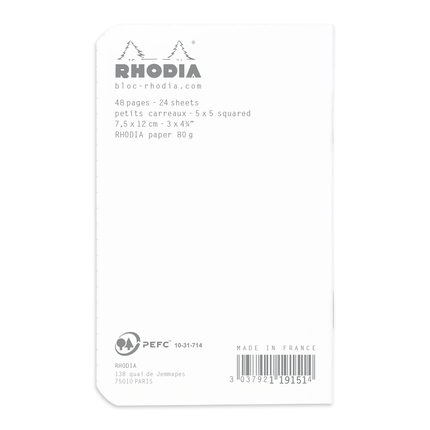 Rhodia Pocket Notizheft 7.5x12cm