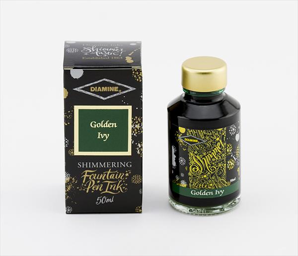Diamine Shimmer Golden Ivy 50ml