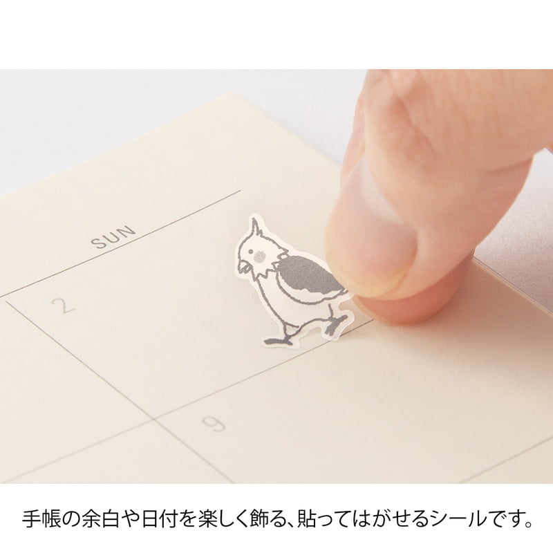 Midori Chat Birds Stickers