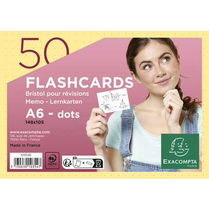Exacompta Karteikarten Flashcards