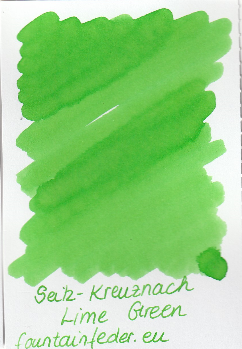 Seitz & Kreuznach Lime Green Ink Sample 2ml
